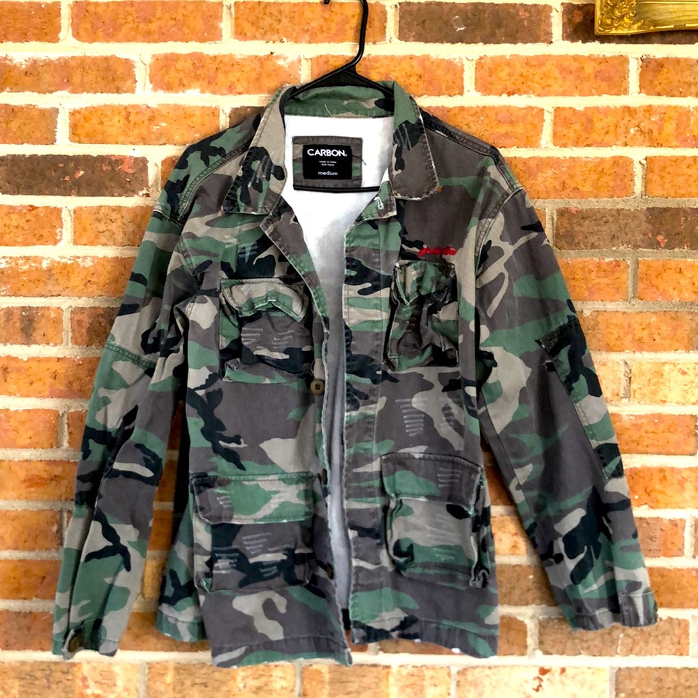 Good vibes army jacket